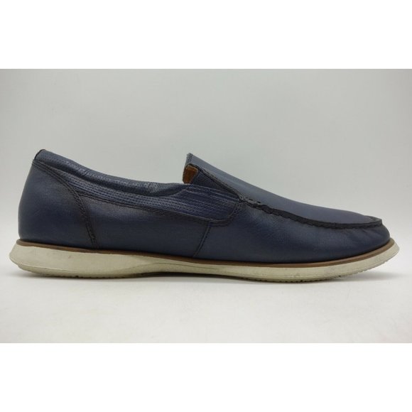 Florsheim Navy Blue Leather Slip On Loafers Shoes Men\'s 10 M main image 10